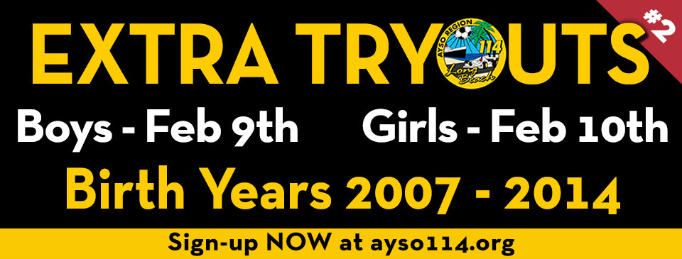 EXTRA Try-Outs for Fall 2022